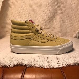 SOLD Yellow Leather Retro Vans